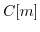 $ C[m]$